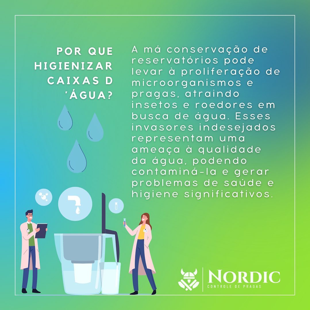 Limpeza e Higienização de Reservatórios de Água